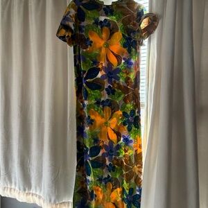 Vibrant Floral Maxi Dress